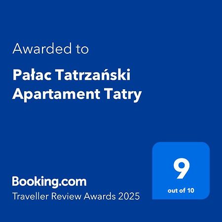 Palac Tatrzanski Apartament Tatry Bukowina Tatrzańska Buitenkant foto